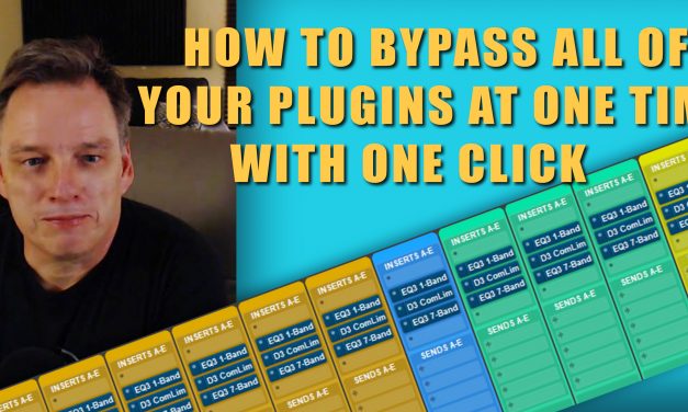 How to Bypass All of Your Plugins in a Pro Tools session W/One Click! + other Pro Tools Shortcuts.